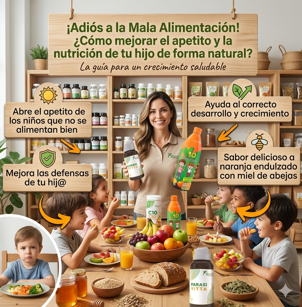 ¿Cómo mejorar el apetito y la nutrición de tu hijo de forma natural?