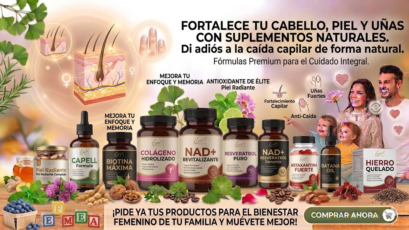 Piel, cabello y uñas - Adiós a la caída capilar