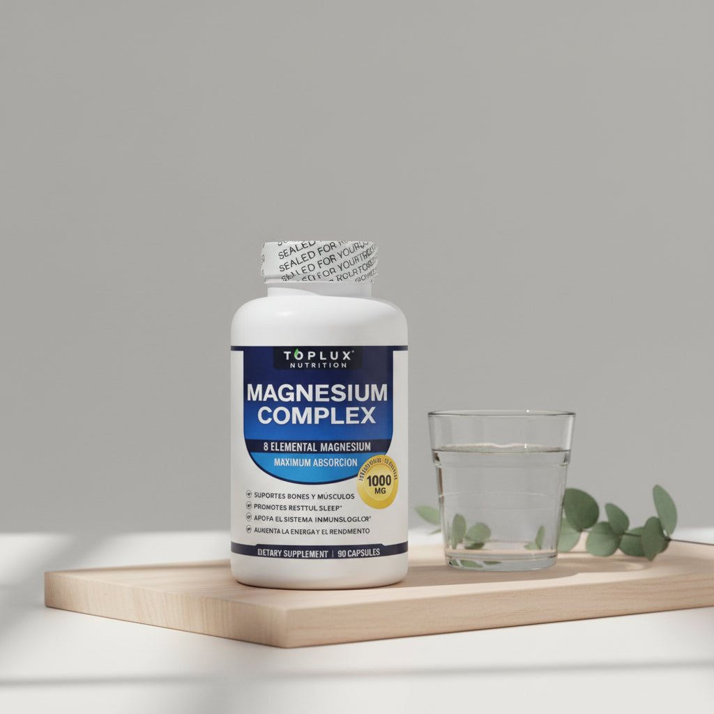 Magnesium Complex 1000mg – Potencia Máxima con 8 Formas Esenciales