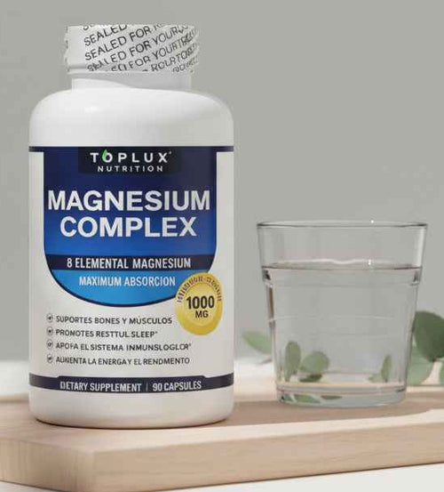 Complejo de Magnesio 1000mg - Optimiza Tu Salud con 8 Formas Esenciales