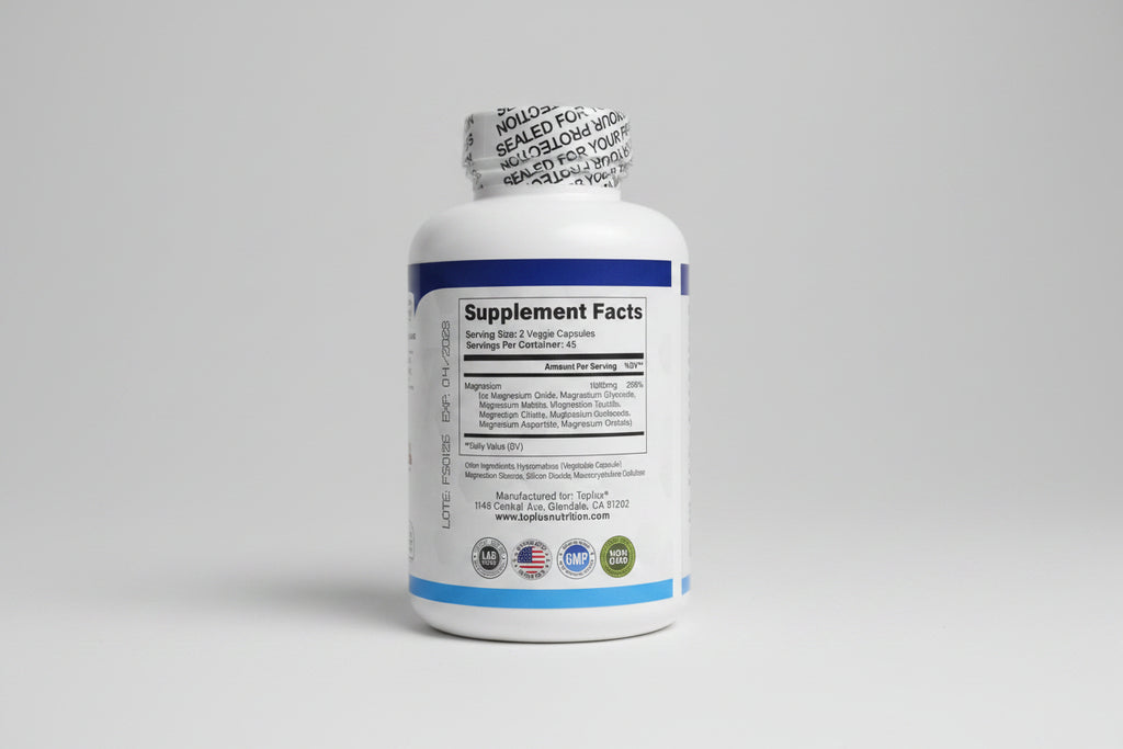 Magnesium Complex 1000mg – Potencia Máxima con 8 Formas Esenciales