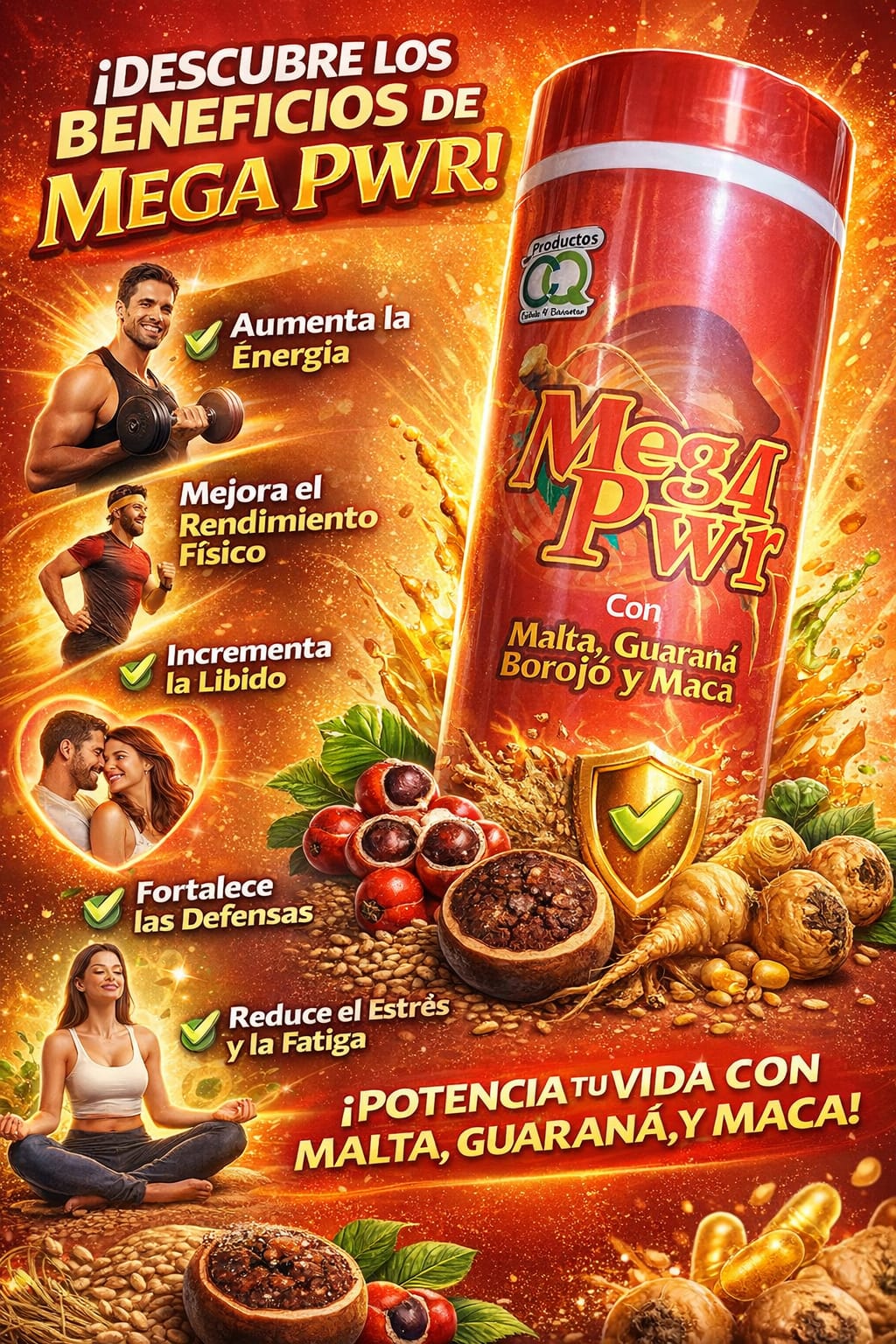 Desata tu Máximo Potencial y Multiplica tu Energía con Mega Powr