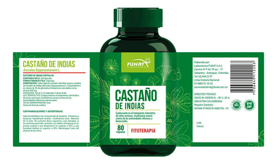Circulación y Piernas Ligeras (Castaño de Indias) KIT