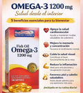 🐟 Omega-3 1200 mg: Salud desde el Interior 🐟 100 sofgelts