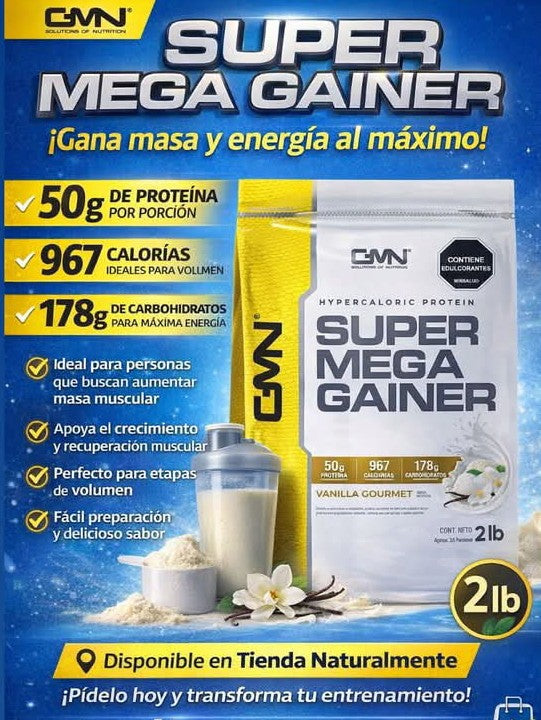 Super Mega Gainer de GMN:Gana Masa y Energía al Máximo