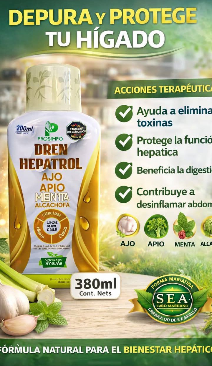DREN HEPATROL: Renueva y Desintoxica tu Hígado