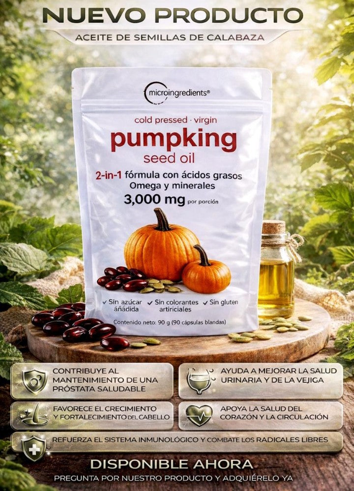 Aceite de Semillas de Calabaza (Pumpking Seed Oil)