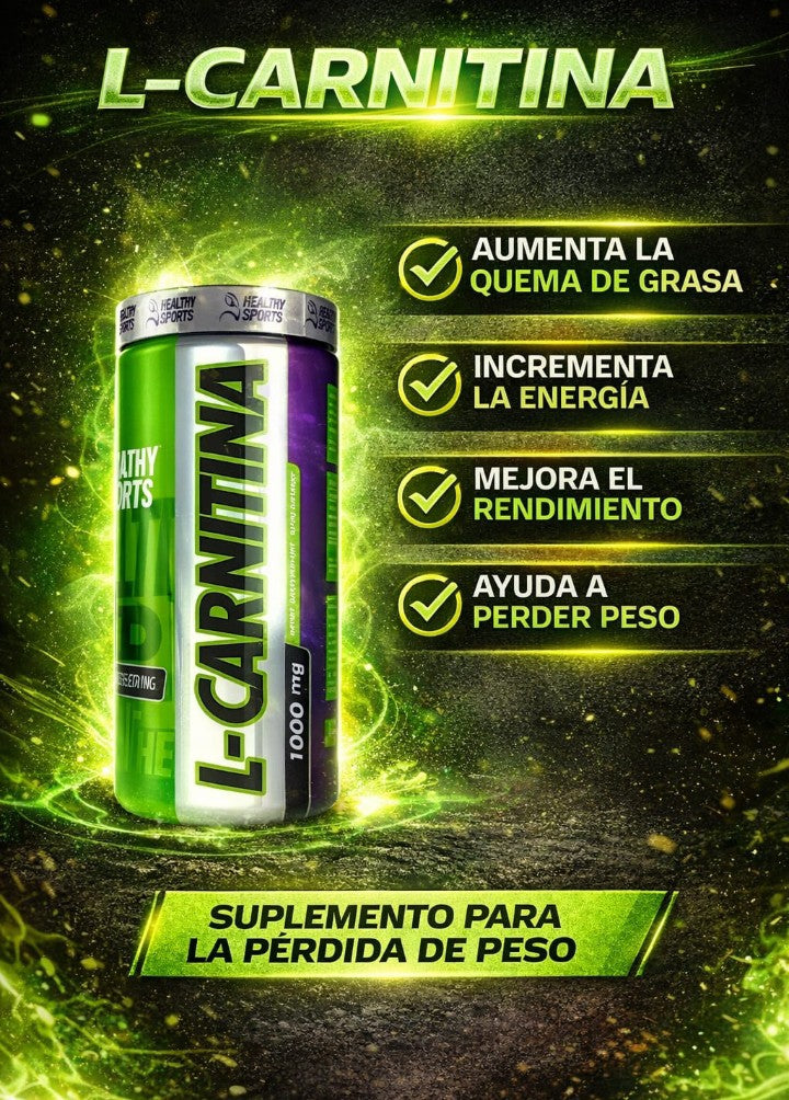 L-CARNITINA 1000 mg: Tu Aliado para un Cuerpo Fit
