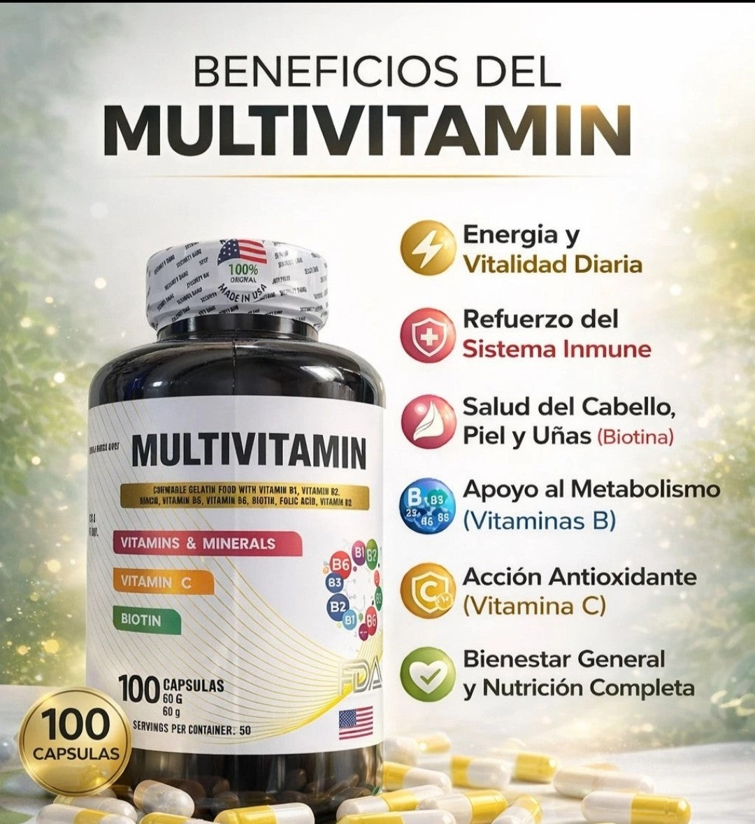 ⚡ Multivitamin: Nutrición Completa para tu Vida Diaria ⚡