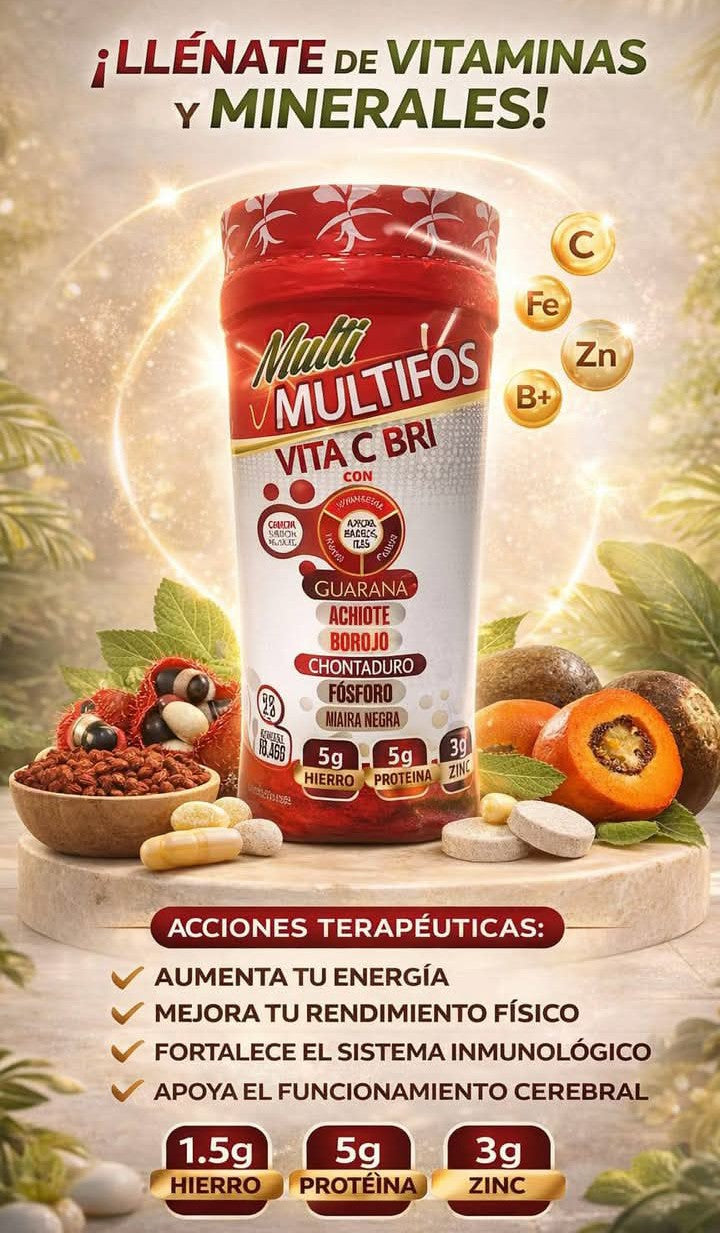Multifos Vita C Bri: Energía y Vitalidad Total