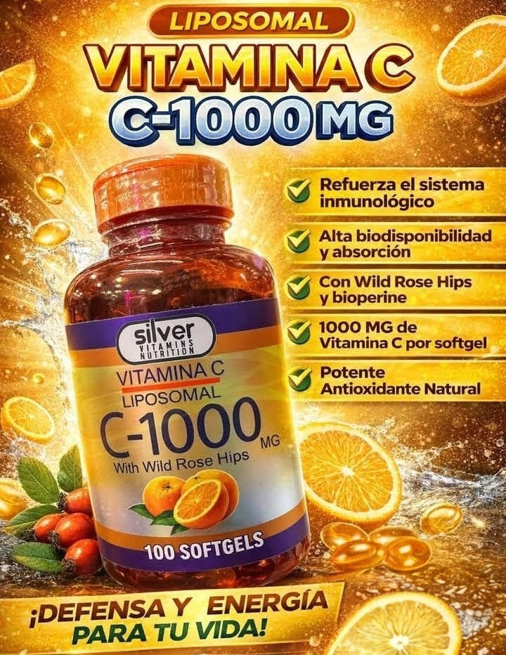 Lleva tus Defensas al Máximo Nivel con la Revolución de la Vitamina C Liposomal C-1000 MG