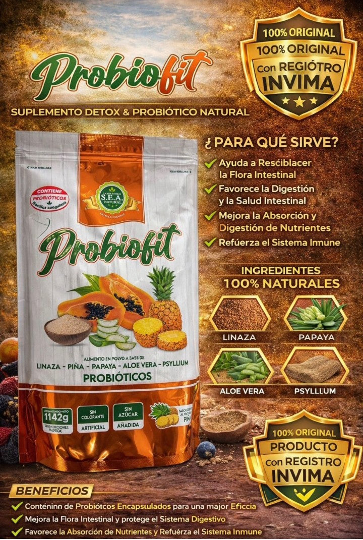 Probiofit: Suplemento Detox & Probiótico Natural Restaura tu equilibrio interno y transforma tu salud digestiva